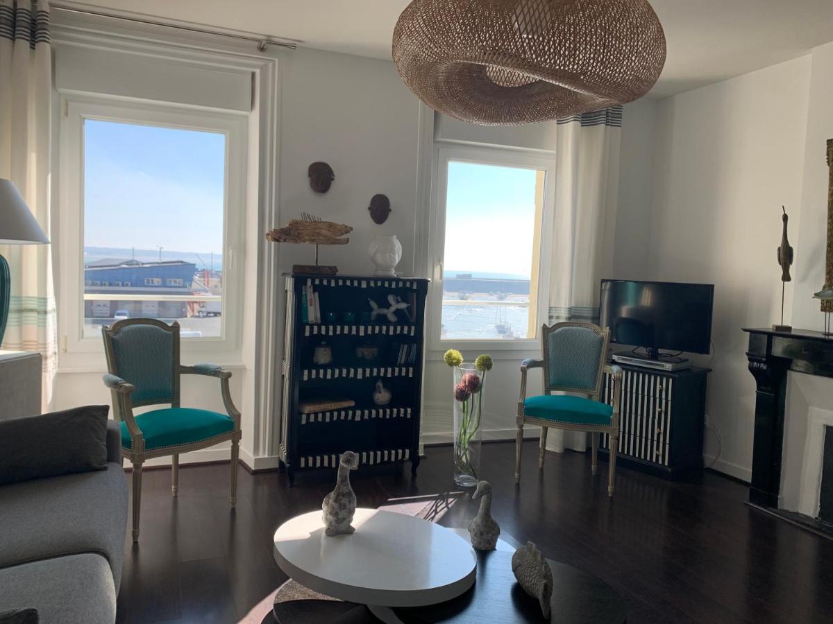 Appartement Villa Chausey, Vue Sur Le Port Гранвил Екстериор снимка