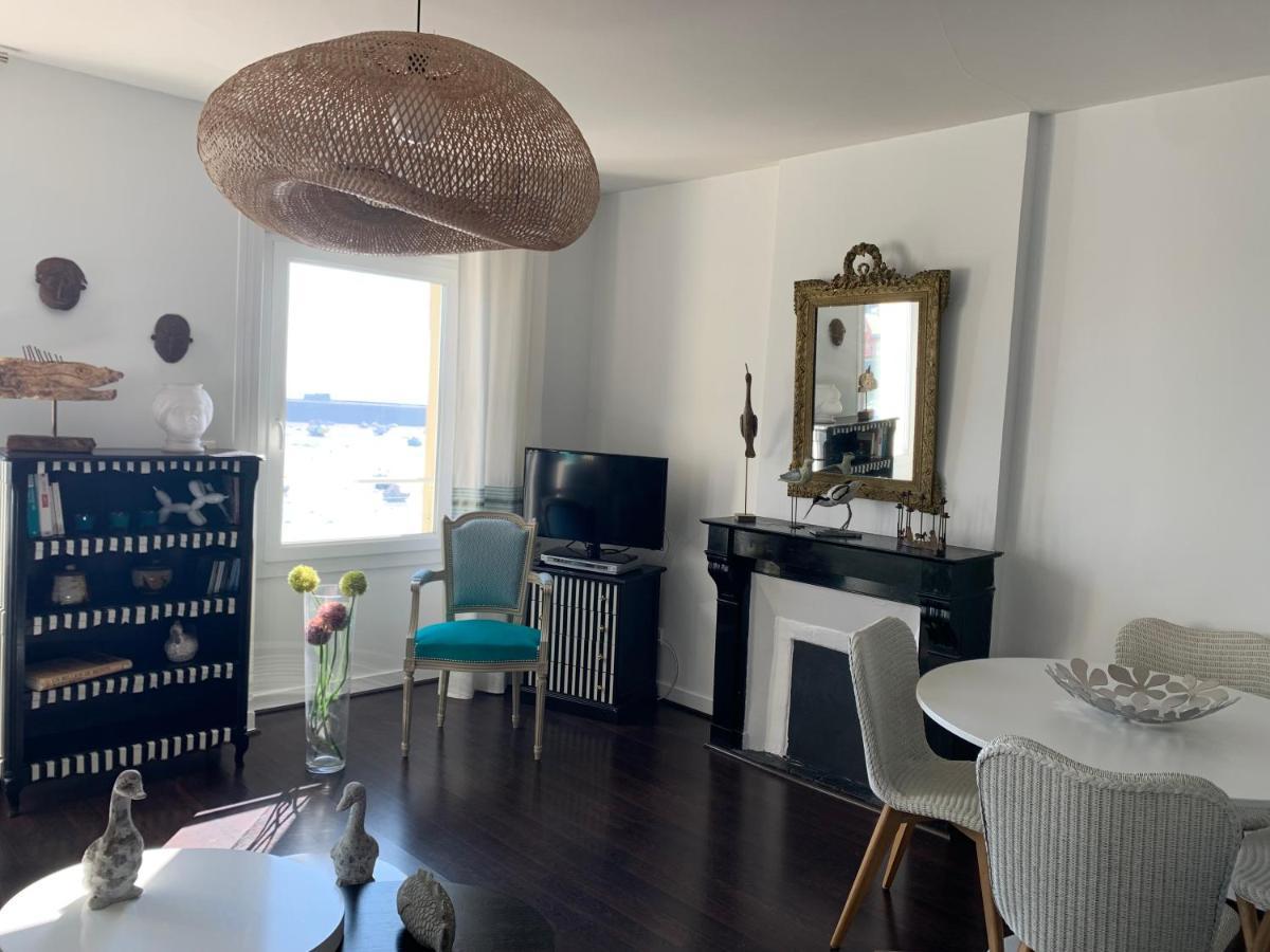 Appartement Villa Chausey, Vue Sur Le Port Гранвил Екстериор снимка